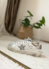 Golden Goose Super-Star White Silver Glitter Kadın Sneaker