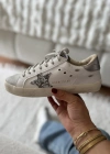 Golden Goose Super-Star White Silver Glitter Kadın Sneaker