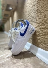 Nike Air Force Beyaz Mavi İthal Spor Ayakkabı