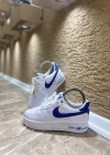 Nike Air Force Beyaz Mavi İthal Spor Ayakkabı