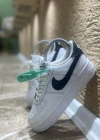 Nike Air Force Beyaz Siyah İthal Spor Ayakkabı