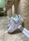 Nike Air Force Beyaz Su Yeşili İthal Spor Ayakkabı