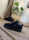 Nike Air Force Siyah Nubuk Spor Ayakkabı