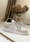 Nike Air Jordan 1 Low Light Bone / White (İthal Premium Kalite)
