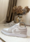 Nike Air Jordan 1 Low Light Bone / White (İthal Premium Kalite)
