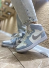 Nike Air Jordan Boğazlı Buz Mavi Spor Ayakkabı