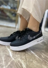 Nike Air Şal Desen Siyah Beyaz Spor Ayakkabı