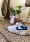 Nike Air Force Beyaz Mavi Unisex