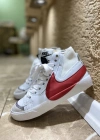 Nike Blazer Jumbo Beyaz Kırmızı İthal Spor Ayakkabı