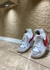 Nike Blazer Jumbo Beyaz Kırmızı İthal Spor Ayakkabı