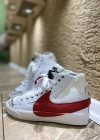 Nike Blazer Jumbo Beyaz Kırmızı İthal Spor Ayakkabı