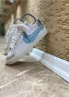 Nike Blazer Kısa Beyaz Mavi İthal Spor Ayakkabı
