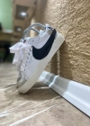 Nike Blazer Kısa Siyah Beyaz İthal Spor Ayakkabı