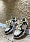 Nike Dunk Deri Kahve Krem İthal Spor Ayakkabı
