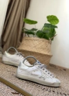 Superstar Golden Goose Beyaz Gümüş Sim Detaylı