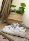 Superstar Golden Goose Beyaz Gümüş Sim Detaylı