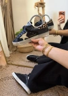 Superstar Golden Goose Siyah Leopar Sim Detaylı