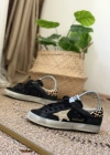 Superstar Golden Goose Siyah Leopar Sim Detaylı
