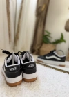 Vans Low Platform Black White Gum Taban Unisex Sneaker