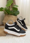 Vans Low Platform Black White Gum Taban Unisex Sneaker