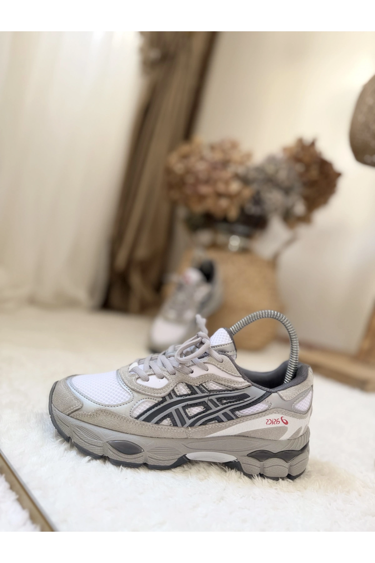 ASICS GEL-1130 Cream / Grey Unisex Sneaker