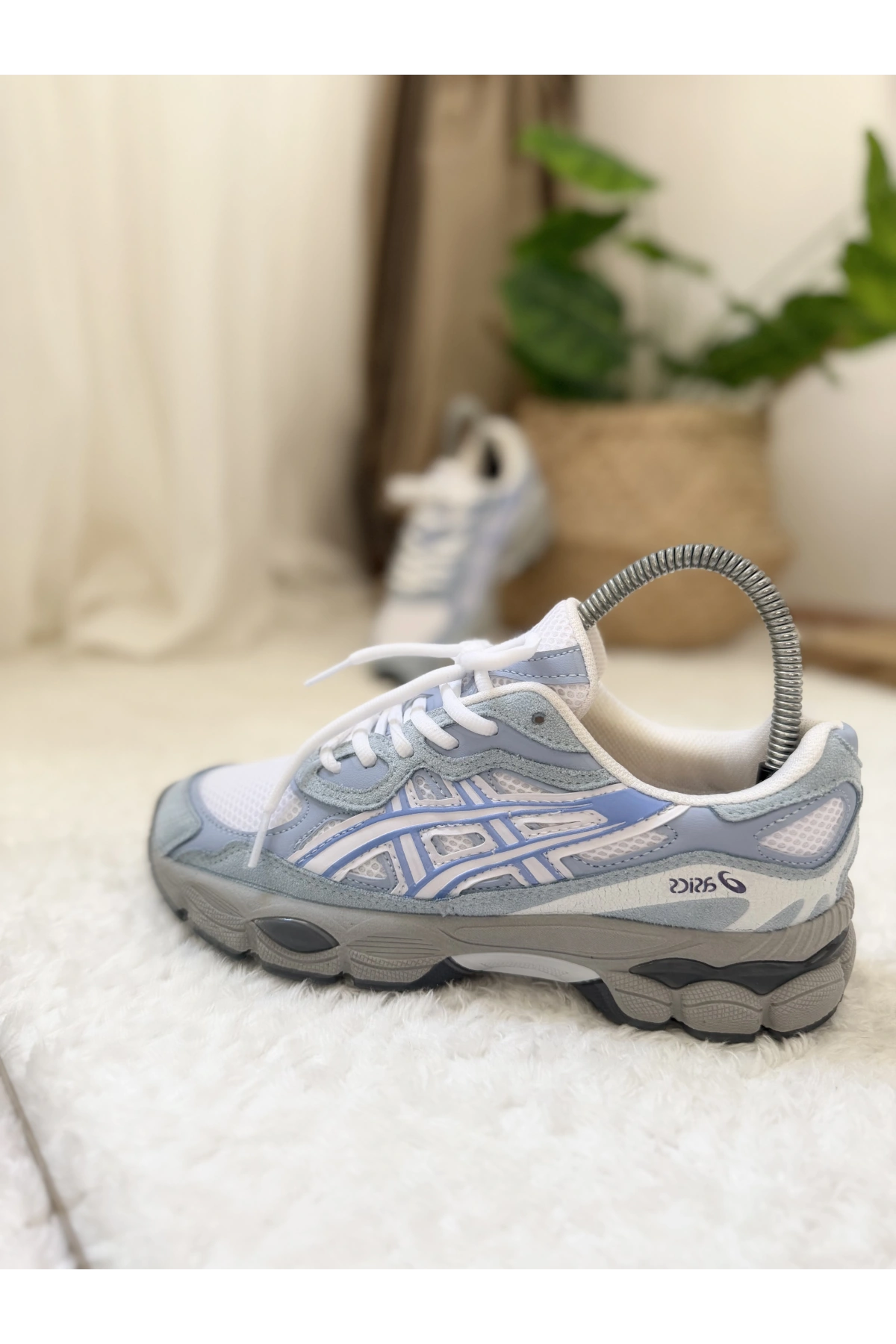 Asics GEL-1130 White / Grey Blue Unisex Sneaker