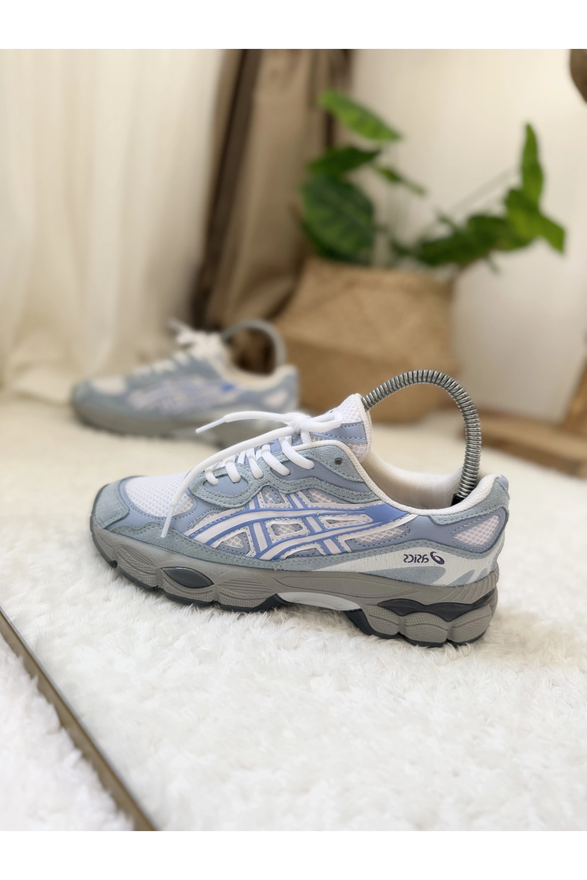 Asics GEL-1130 White / Grey Blue Unisex Sneaker