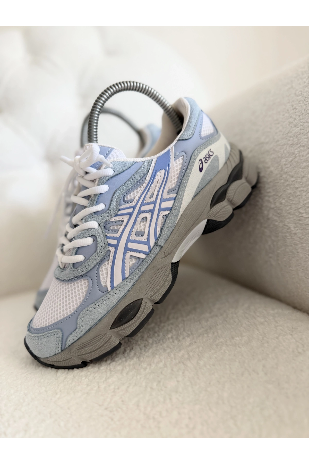 Asics GEL-1130 White / Grey Blue Unisex Sneaker