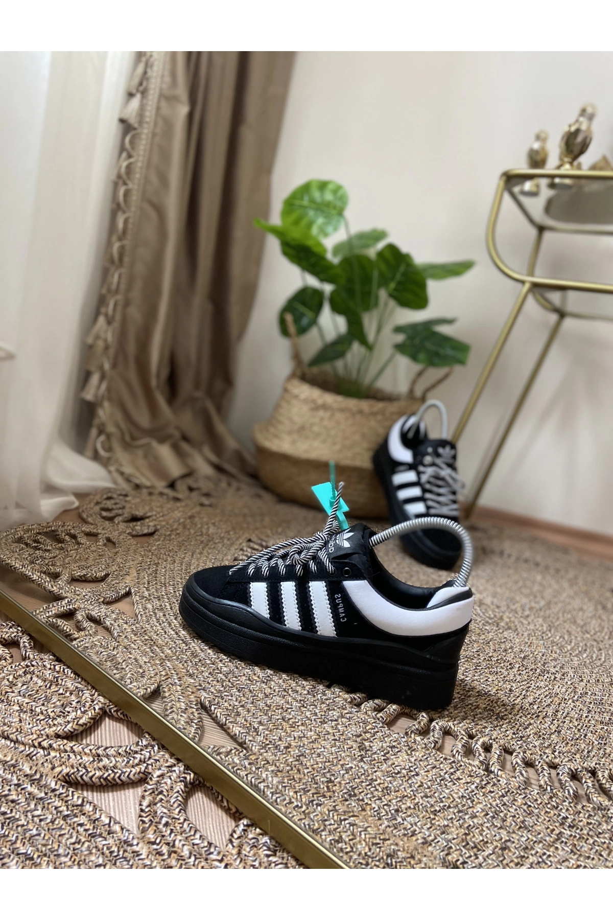 Adidas Campüs Bad Bunyy Siyah Beyaz