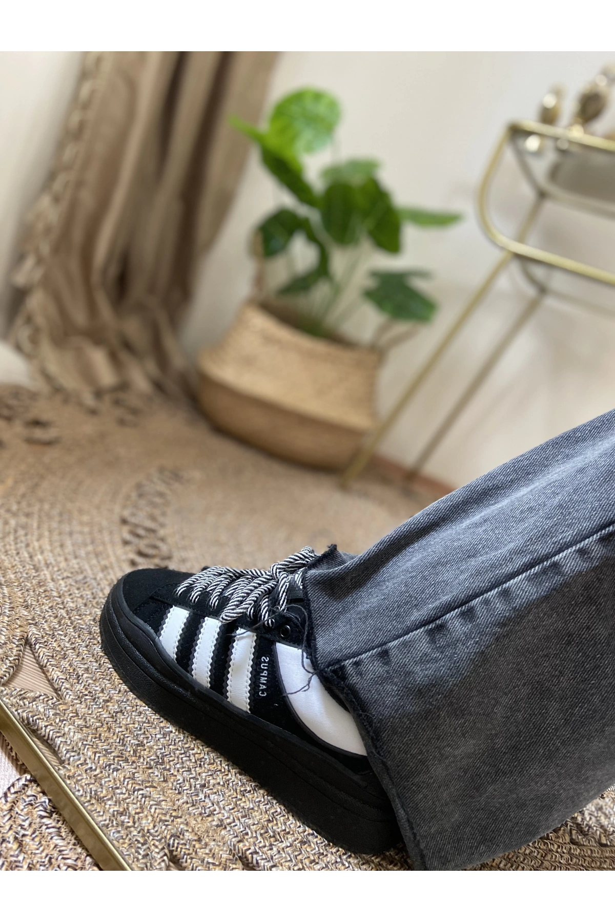 Adidas Campüs Bad Bunyy Siyah Beyaz