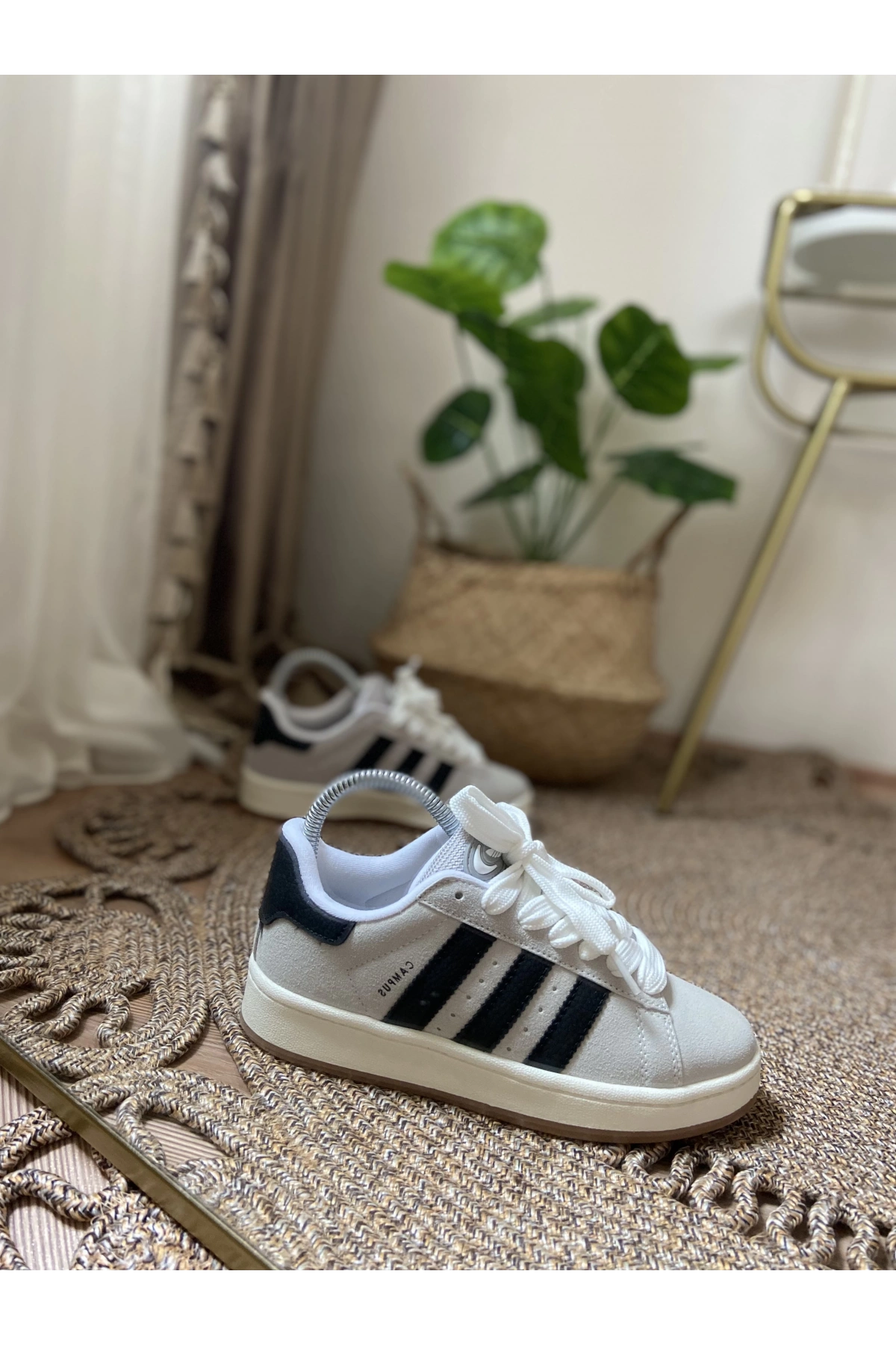 Adidas Campüs Gri Siyah Spor Ayakkabı