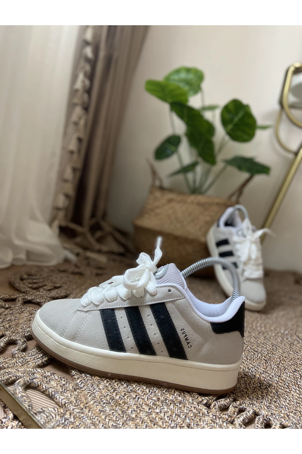 Adidas Campüs Gri Siyah Spor Ayakkabı