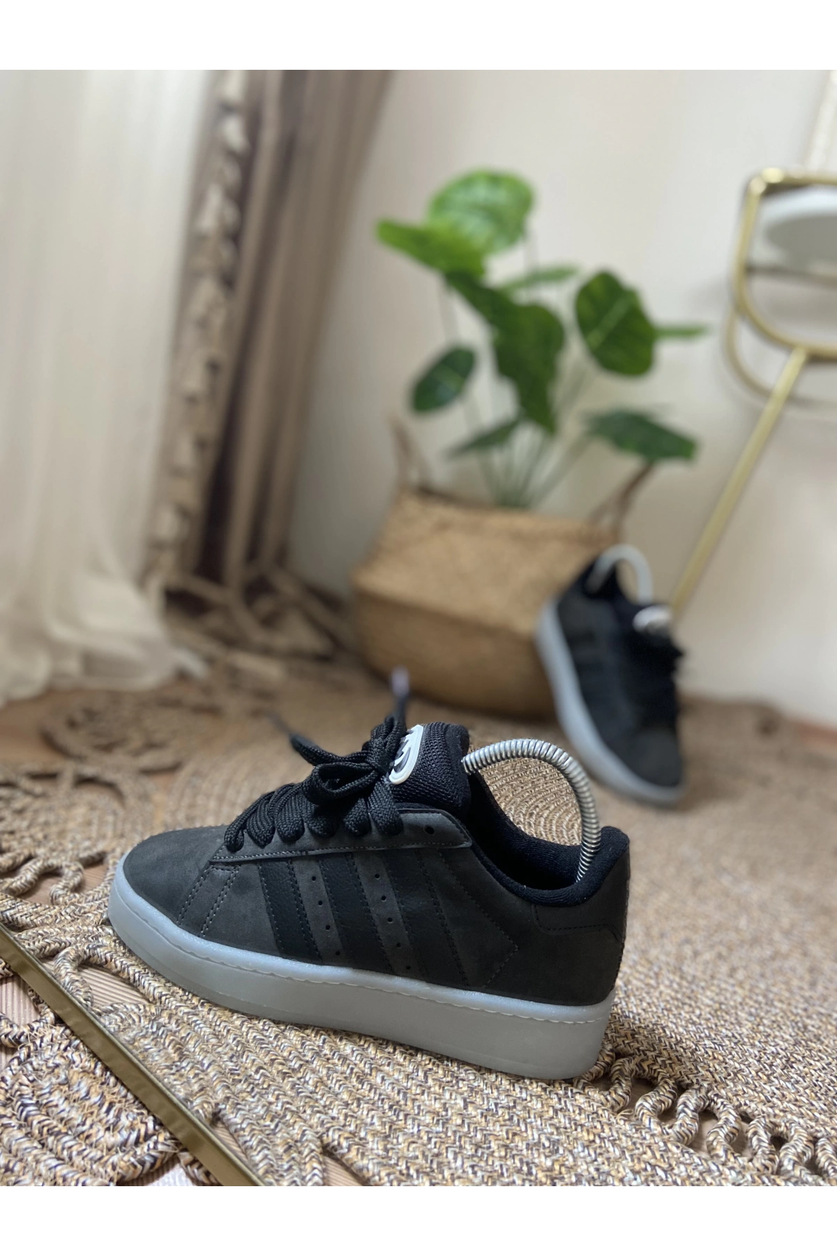 Adidas Campüs İthal Gri Siyah Spor Ayakkabı