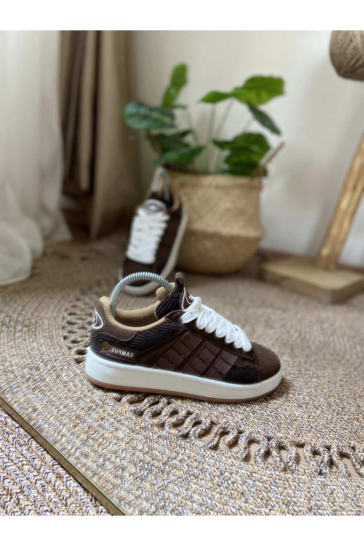 Adidas Campüs Kadife Kahve Beyaz Unisex