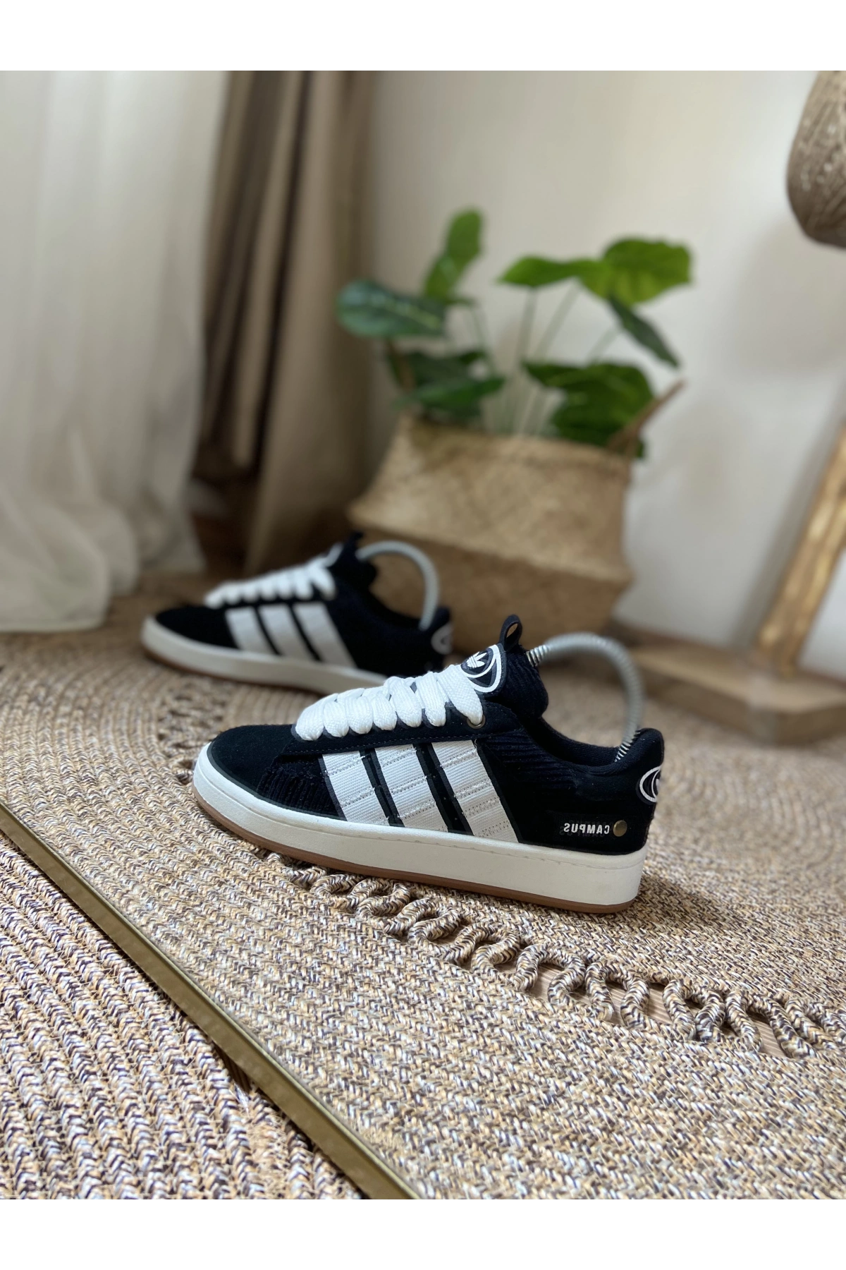 Adidas Campüs Kadife Siyah Beyaz