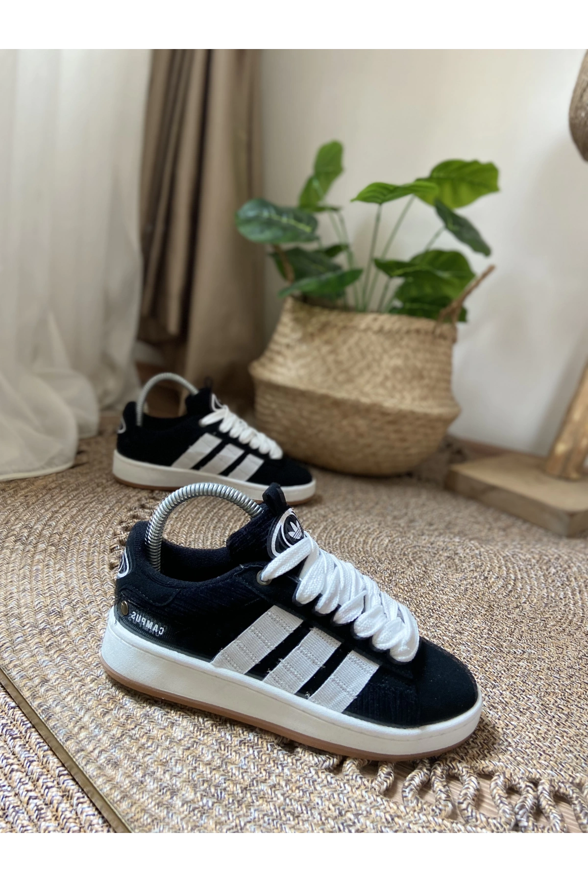 Adidas Campüs Kadife Siyah Beyaz