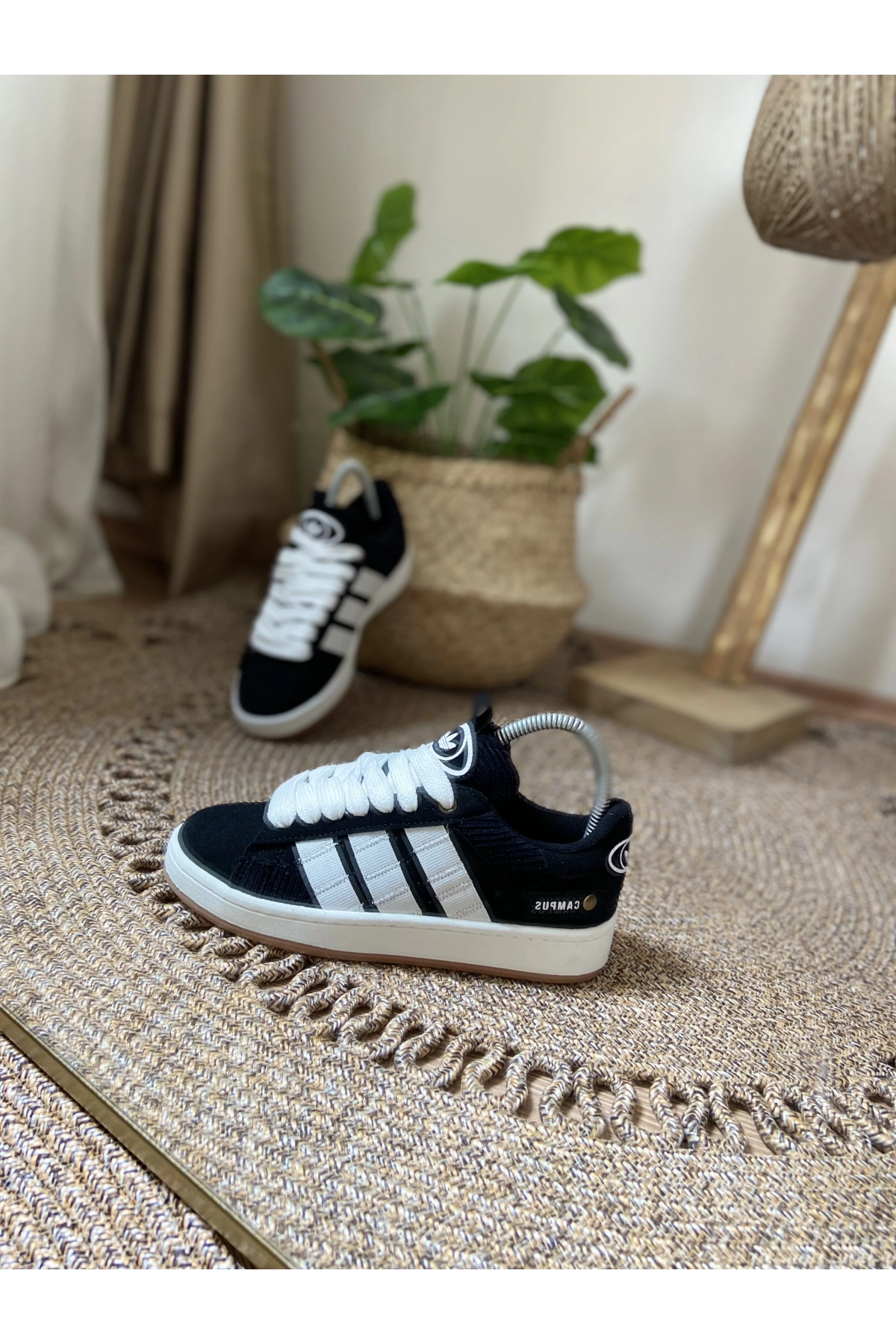 Adidas Campüs Kadife Siyah Beyaz