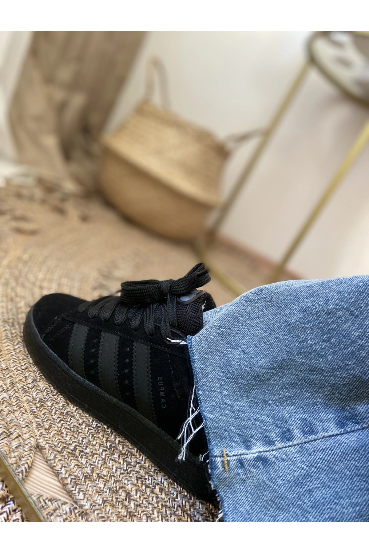 Adidas Campüs Siyah Süet Spor Ayakkabı