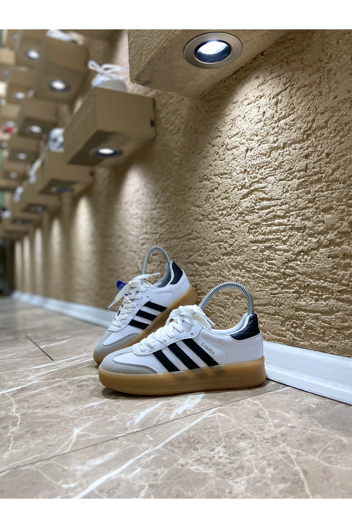 Adidas Clarks Samba White Black