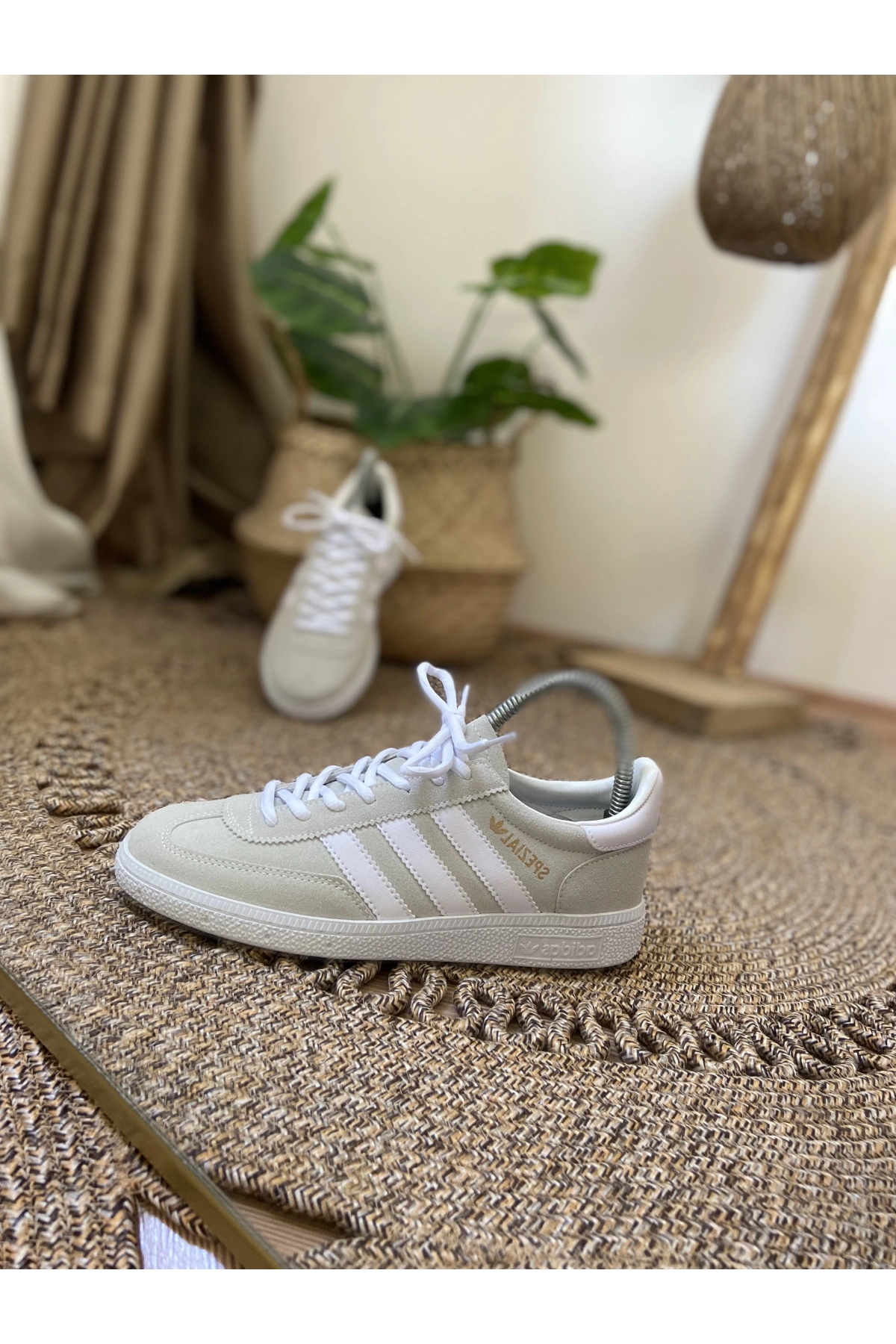 Adidas Handball Spezial Gri Beyaz Spor Ayakkabı