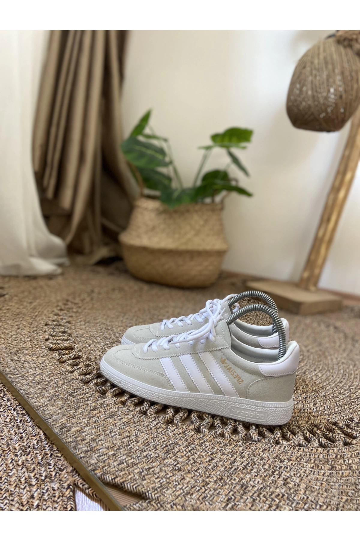 Adidas Handball Spezial Gri Beyaz Spor Ayakkabı