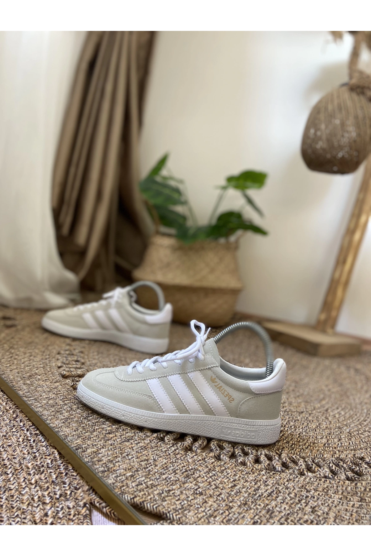 Adidas Handball Spezial Gri Beyaz Spor Ayakkabı