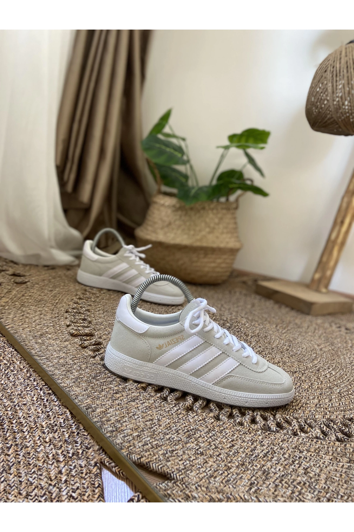 Adidas Handball Spezial Gri Beyaz Spor Ayakkabı