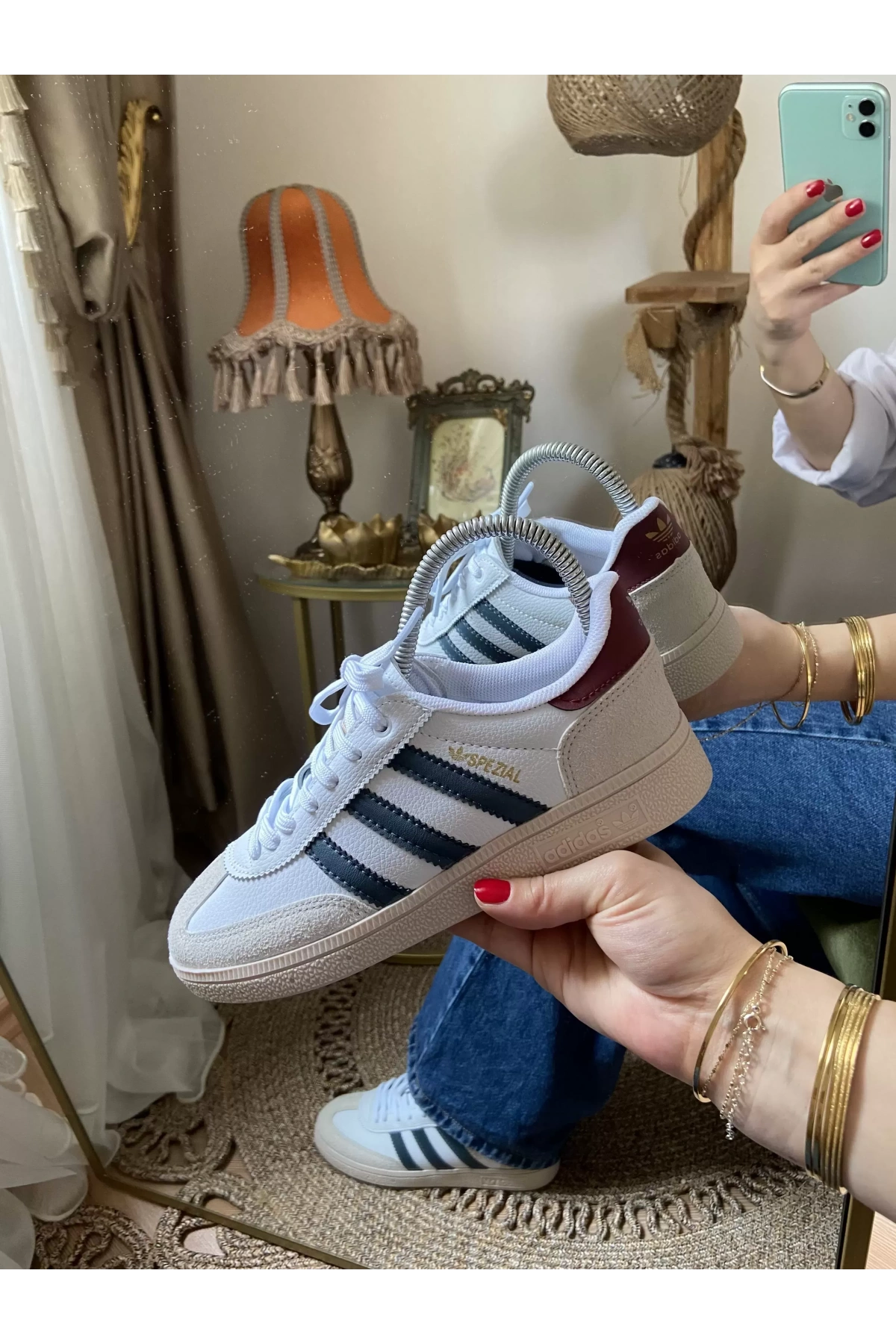 Adidas Handball Spezial Krem Lacivert