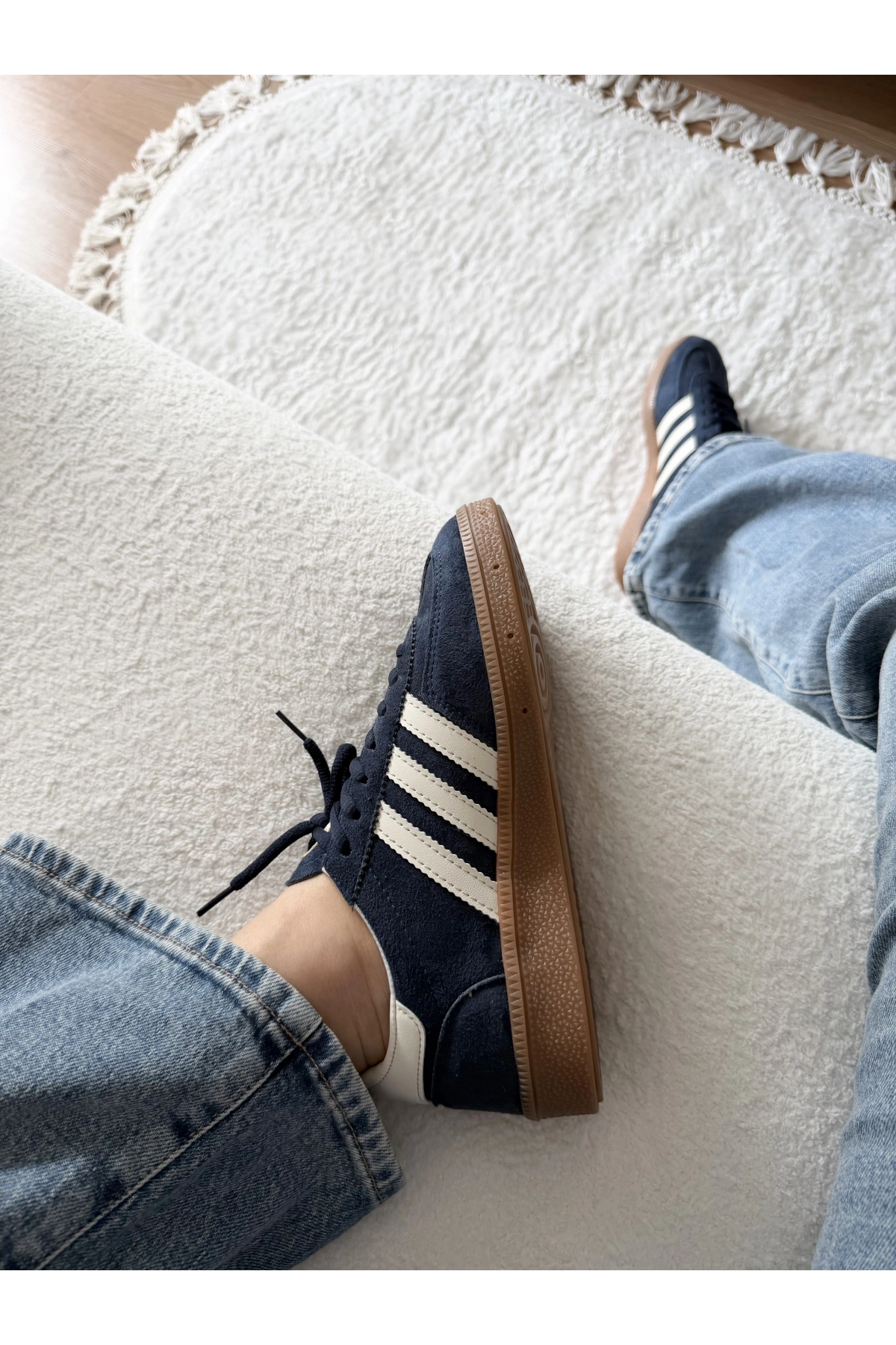 Adidas Handball Spezial Navy White Unisex Sneaker