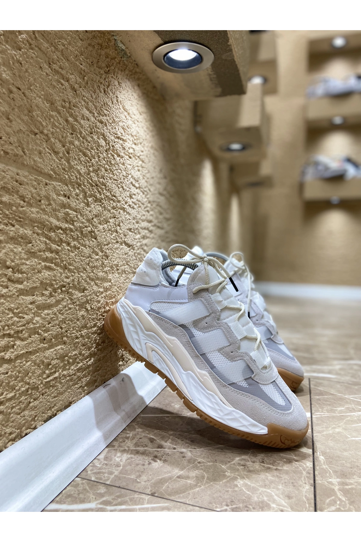 Adidas Niteball Krem Vizon İthal Spor Ayakkabı