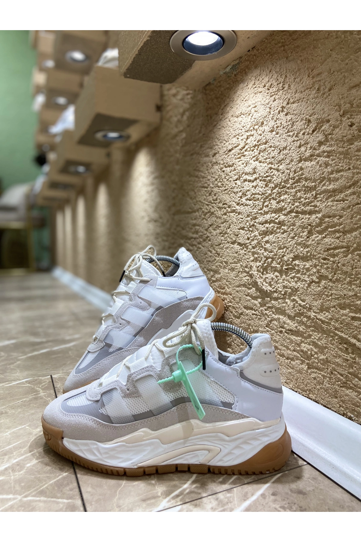 Adidas Niteball Krem Vizon İthal Spor Ayakkabı