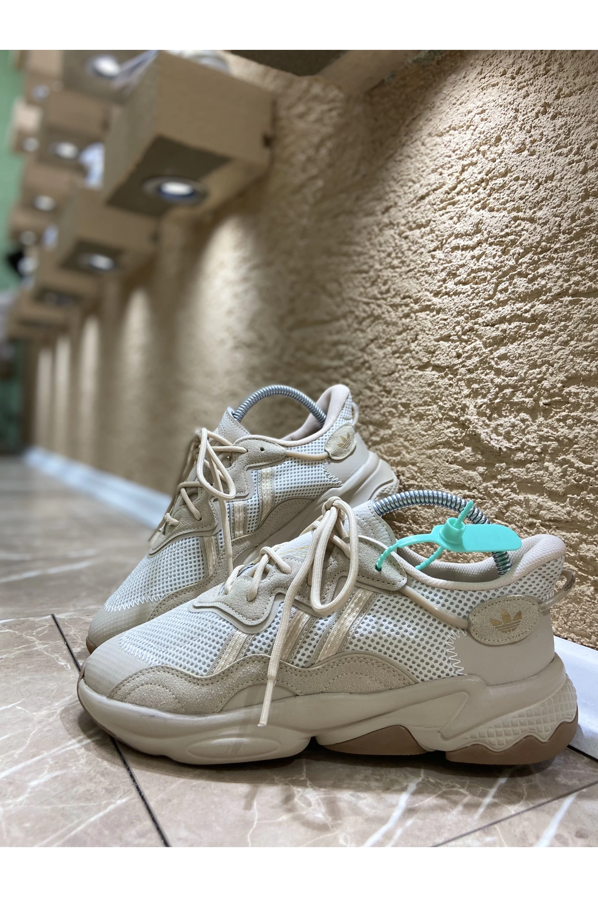 Adidas Ozwego Bej Kahve İthal Spor Ayakkabı