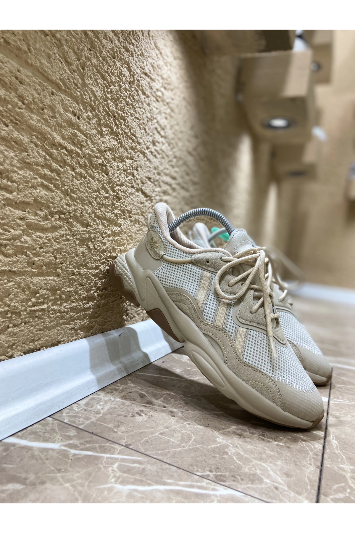 Adidas Ozwego Bej Kahve İthal Spor Ayakkabı