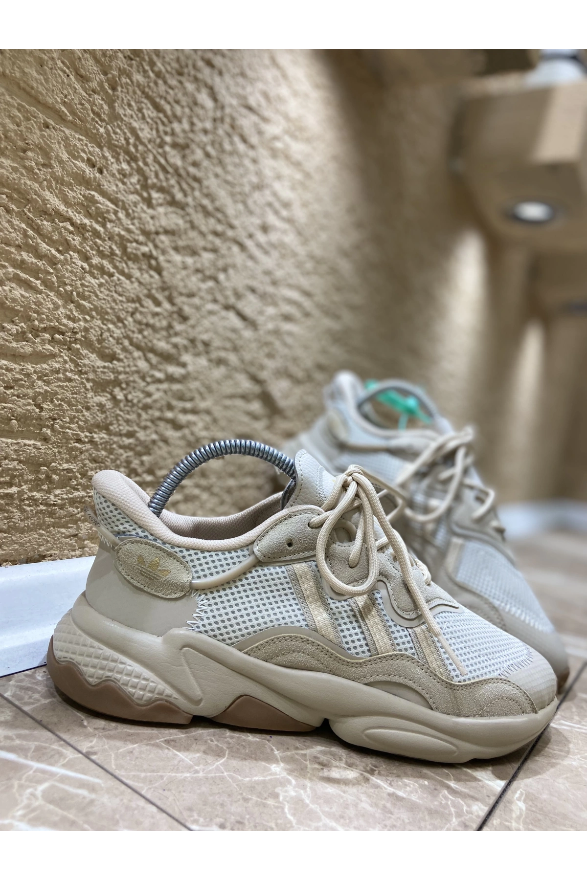 Adidas Ozwego Bej Kahve İthal Spor Ayakkabı